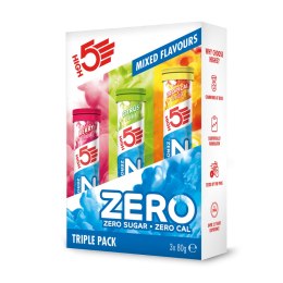 High5 Zero Electrolyte Sports Drink Triple Pack Berry, Citrus, Tropical - zestaw 3 napójów z elektrolitami 3 x 20 x 4 g