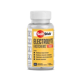 SaltStick Electrylote FastChews Tropical Mango pastylki do ssania z elektrolitami o smaku mango butelka 60 szt.