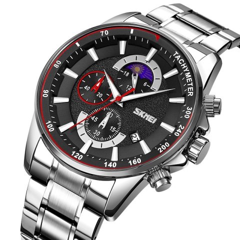 Zegarek Męski Skmei 9250SIBK + BOX Zegarek Męski Skmei 9250SIBK + BOX