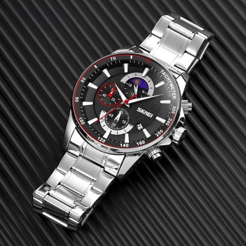 Zegarek Męski Skmei 9250SIBK + BOX Zegarek Męski Skmei 9250SIBK + BOX